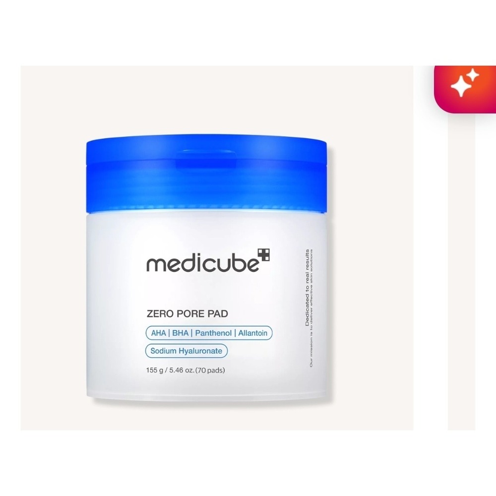 medicube Toner Pads Zero Pore Pad 2.0 | Dual-Textured Facial Pad for Exfoliation